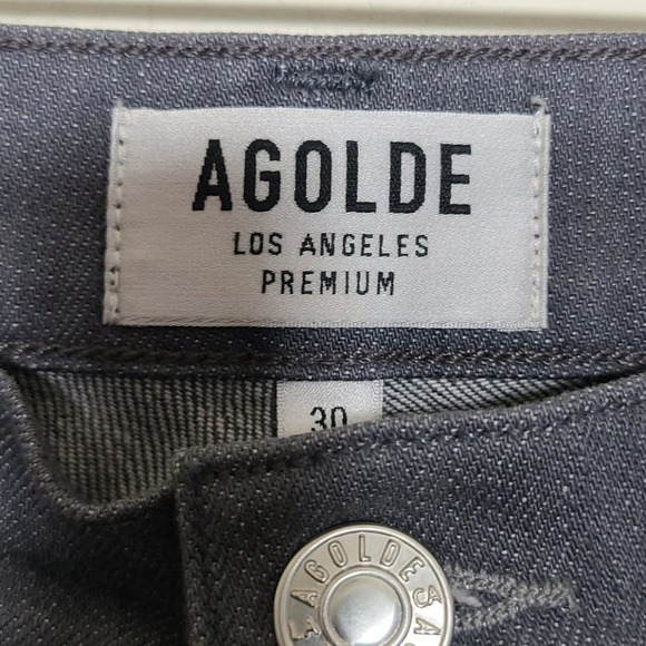 Agolde Dover Slim Fit Men's Grey Jeans Size 30 - Picture 7 of 8